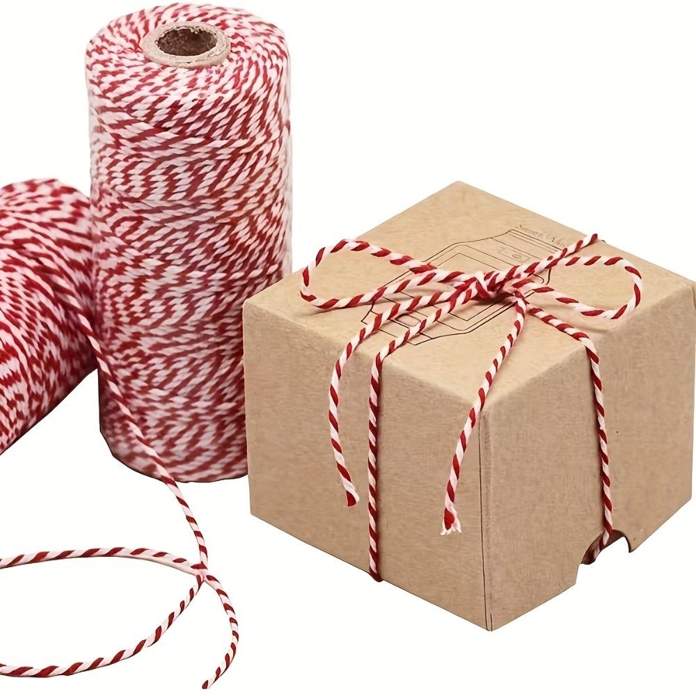 Feiertags Rot und Weiß Seil Flexibles Dekoratives Band für Weihnachts Bastelarbeiten Ornamente DIY