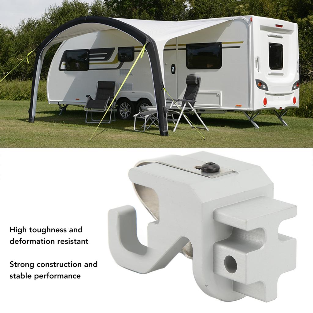 Awning Lower Rafter Claw High Strengrth Powerful Support Satin Aluminum Awning Rafter Claw  Resistant for RV Awning