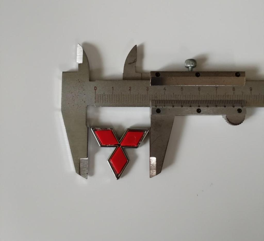 Mitsubishi Emblem Stickers for Lancer, EX Lingyue, Lingpai, Outlander: Front, Rear, and Steering Wheel