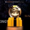 Creative Rotating Crystal Ball Night Light: Decorative Craft for Bedroom Atmosphere and Festive Gift.