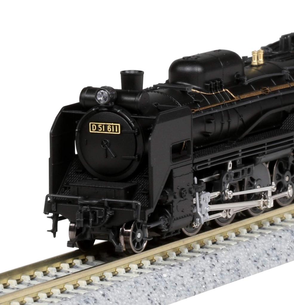 KATO N Gauge D51 Standard Type Railway Model Steam Locomotive 2016-9
