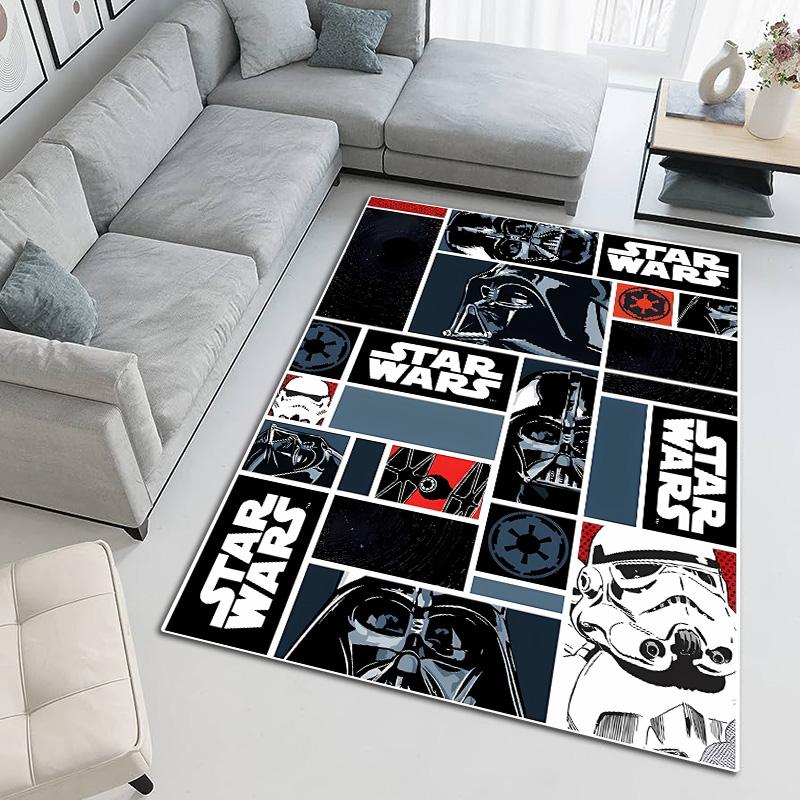 Star Wars Dark Side Collage Carpet Printing Home Decor Office Chair Cushion Bathroom Mat Christmas Gifts