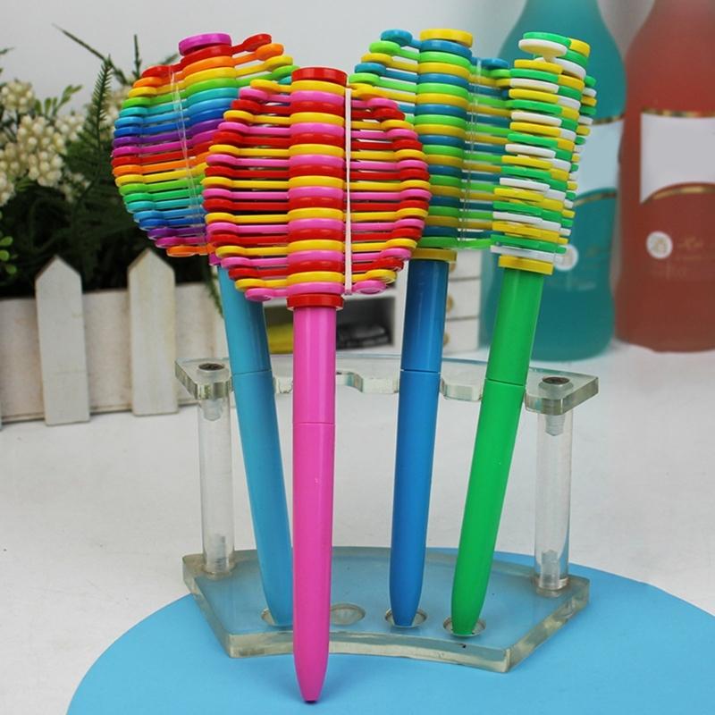 4Pcs Rotating Ballpoint Pen Decompression Spinning Pen for Kid Boy Girl Student Class Reward Christmas Gift Bag Fillers
