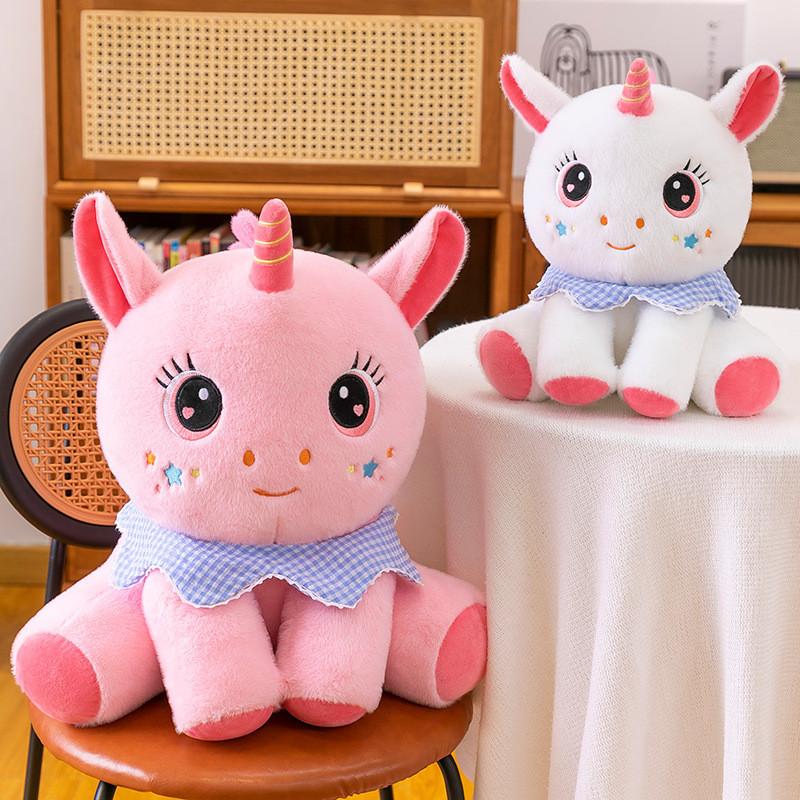 Unicorn Plush Toy Animal Stuffed Doll With Pp Cotton For Gift And Collecting