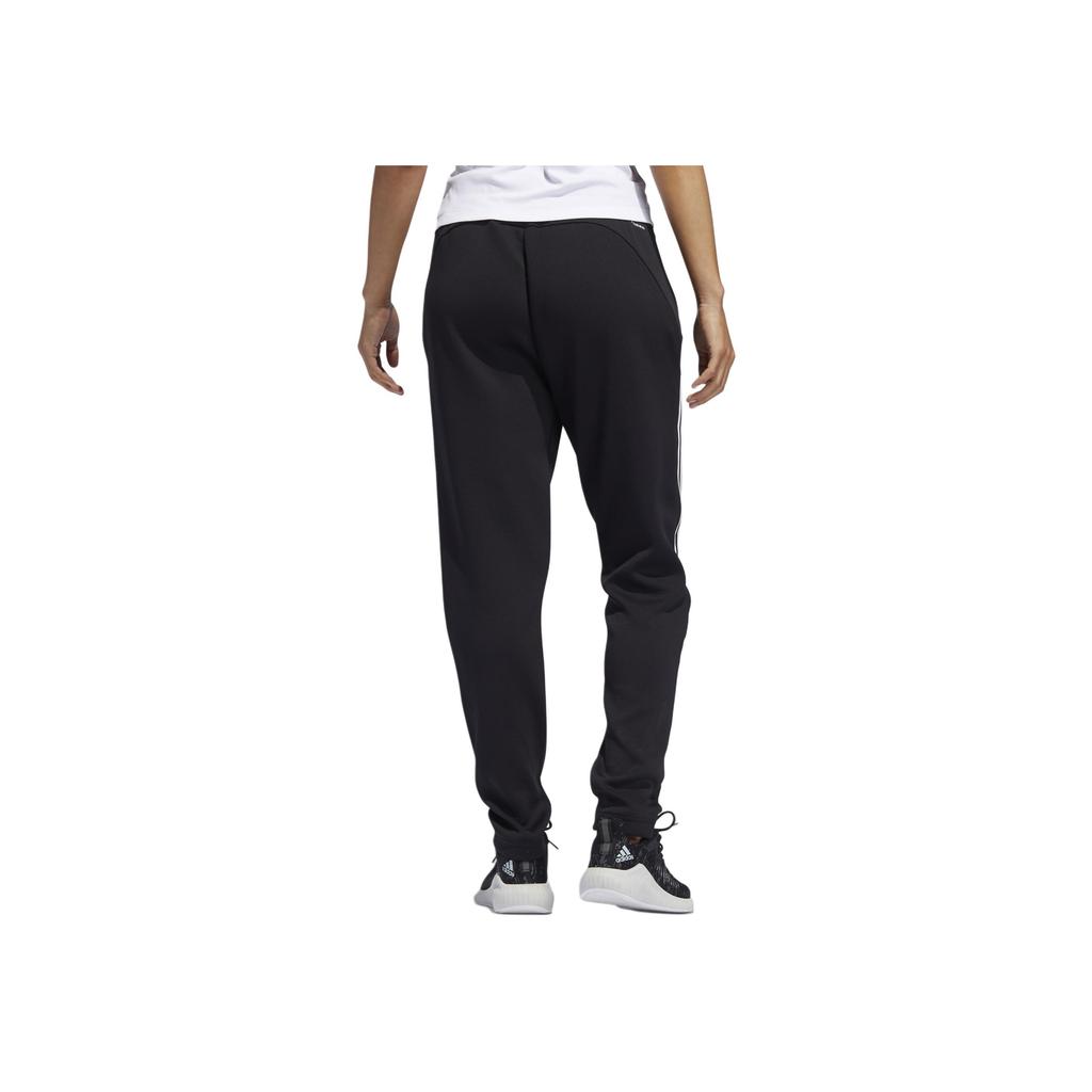 Adidas Climawarm 3St Striped Comfortable Elastic Waist Casual Pants Women Bottoms Black DZ6115