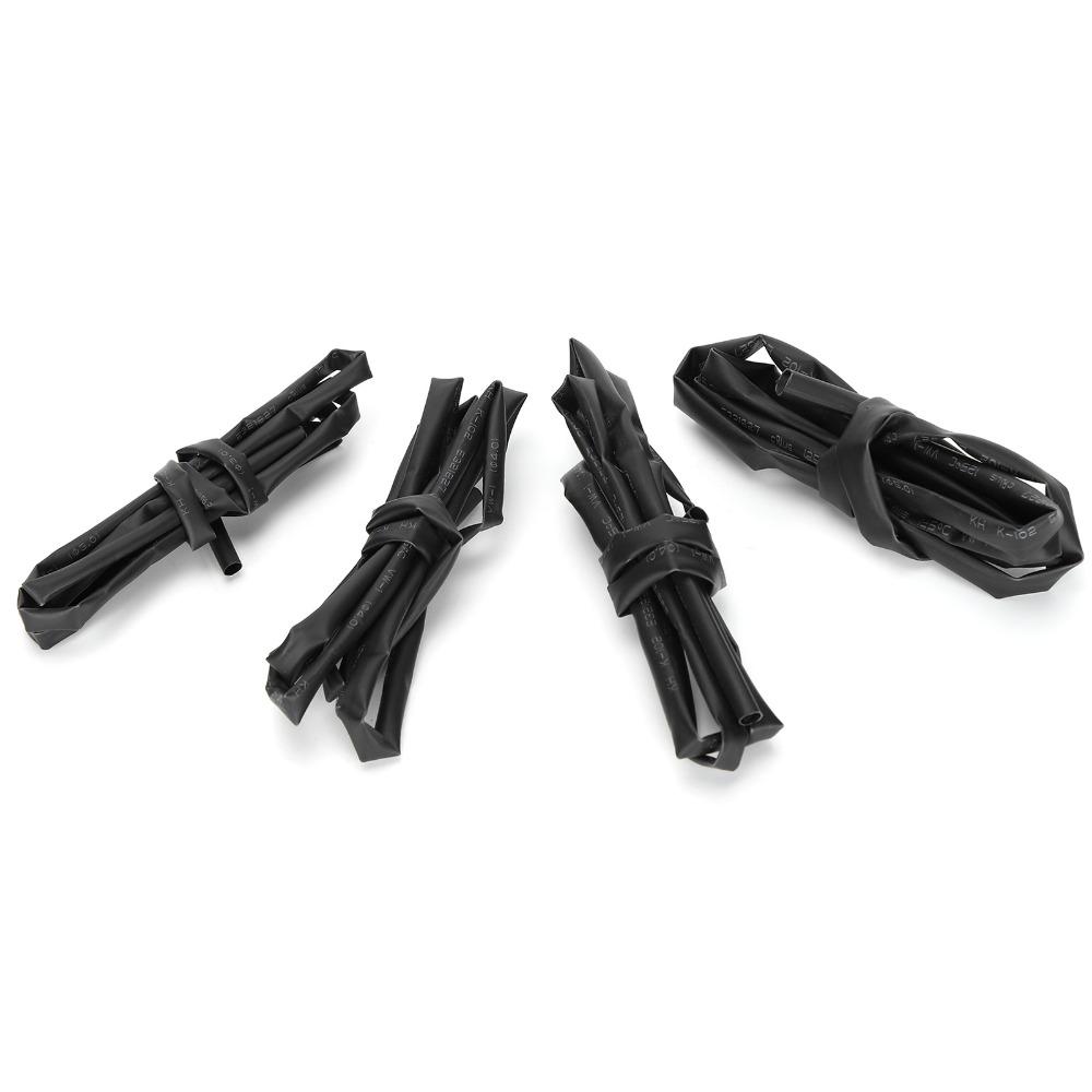 4 PCS 3/ 4/ 5/ 6mm Combination Heat Shrink Tubing Kit 1 Meter Electrical Wire Wrap  Cable Bundling