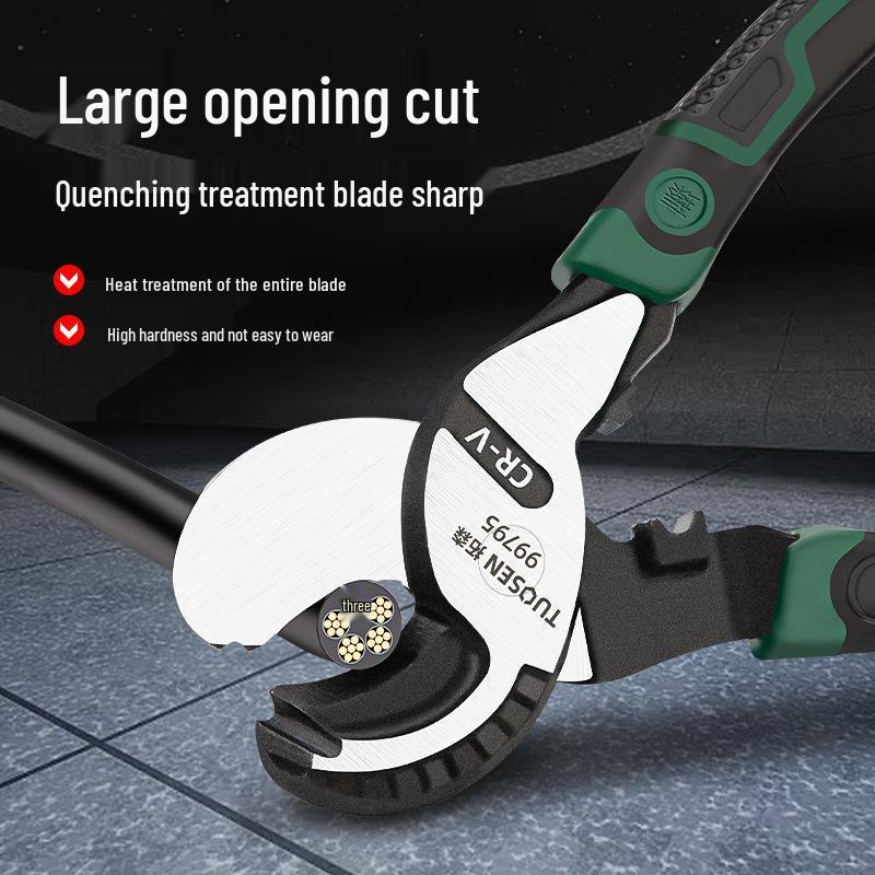 Tuosen Elektriker Trådverktyg: 6", 8", 10" Kabelavbitare, Klippverktyg, Tänger och Avisoleringsverktyg.