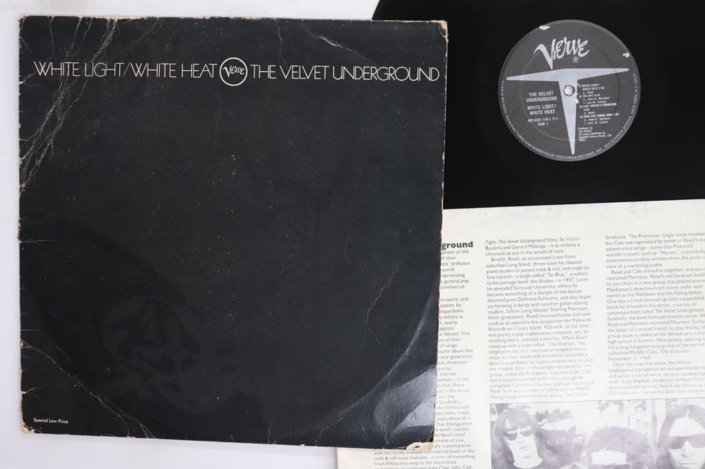 LP Record VELVET UNDERGROUND White LightWhite Heat 4228251191Y1 VERVE 1985 US Rock Used