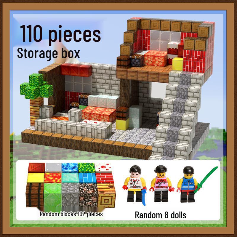 Ouyi Magnetic Minecraft Cube Set - Building Block Peripherals and Toys