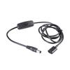 USB Type C To DC5521 Female Power Cable 5V3A Charging Cord with Switcher for Routers LED Lamps Fan Power Supply Wire