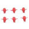 30Set Bird Feeder Replacement Flower Plastic Bird Feeder Replacement Parts Accessories for Garden