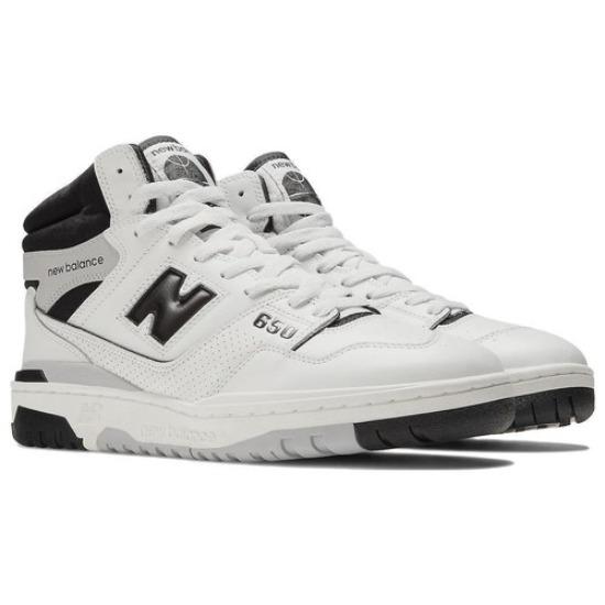 New Balance 650R Mid White Black - BB650RCE