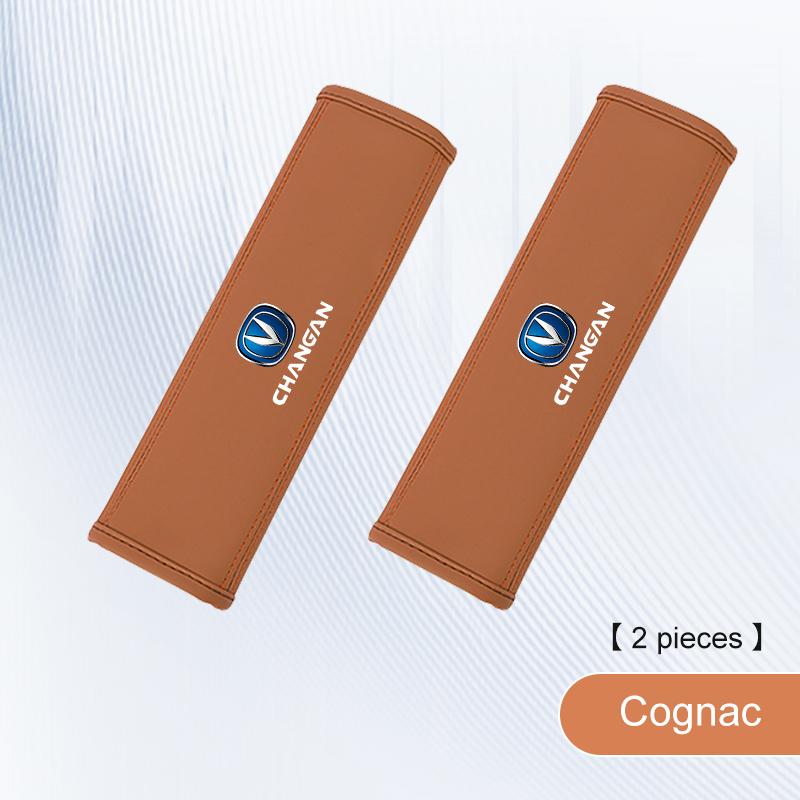 Car Leather Shoulder Protector Pad For Changan UNI-K CS35 CX70 CS85 CS55 CS75 CS15 F70 Auto Safety Belt Cover Accessories 2026