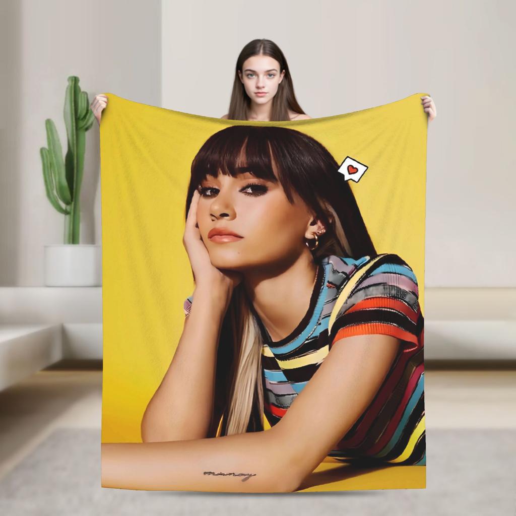 Singer Aitanaed Album Ocana Blanket  Travel Office Flannel Bedding Throws For Home Decor Warm Soft Customized Quality Bedspread