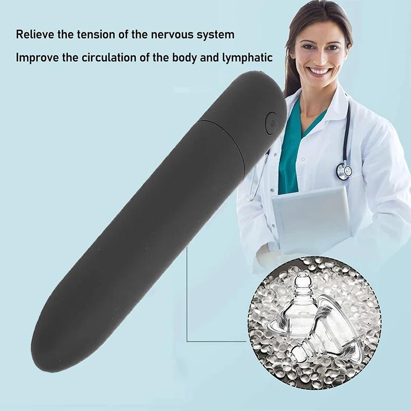 New Professional Deep Tissue Massage Gun 10 Speeds Handheld Shoulder Neck Back Percussion Massager Electric Muscle Recovery Tool