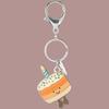 JELLYCAT 25th Anniversary Series Orange Cake Key Ring Valley Ring Pendant