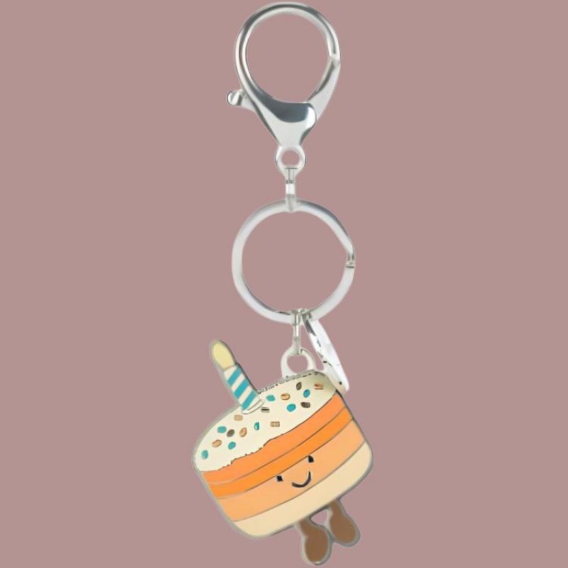 JELLYCAT 25th Anniversary Series Orange Cake Key Ring Valley Ring Pendant