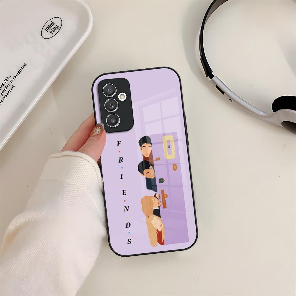 Friends TV Show Phone Case Glass For Samsung S24 S26 S23 S20 S25 S21 S22 Ultra Fe Plus A05 A06 A16 A26 A36 A56 Coque