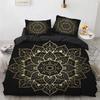 Bohemian Mandala King Queen Duvet Cover Boho Style Flower Bedding Set Adults Exotic Nordic Floral Polyester Quilt Cover