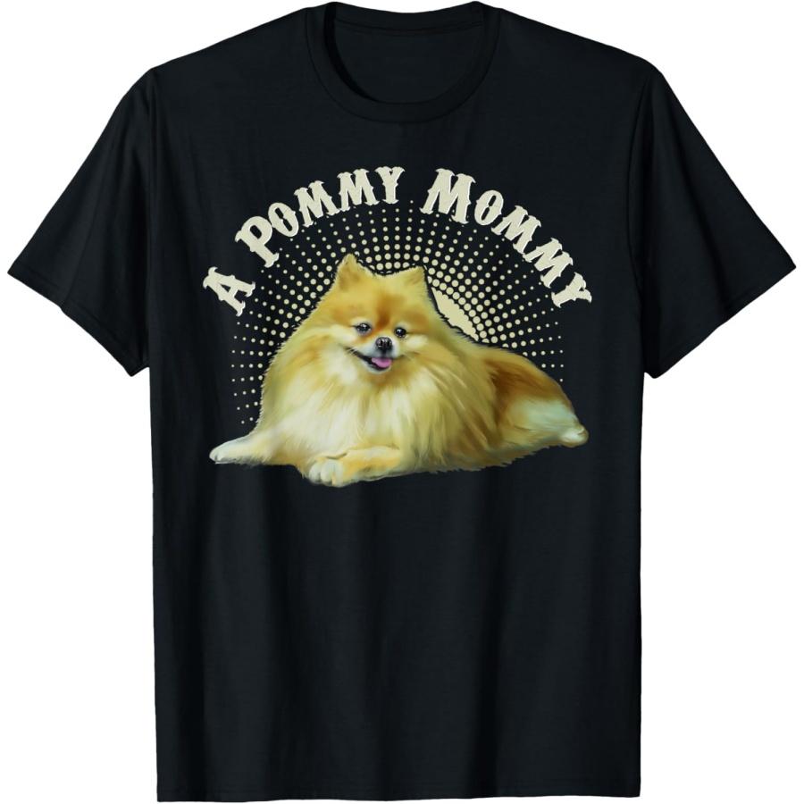 

Pomeranian T-shirt - Pommy Mommy XXXXXL чёрный