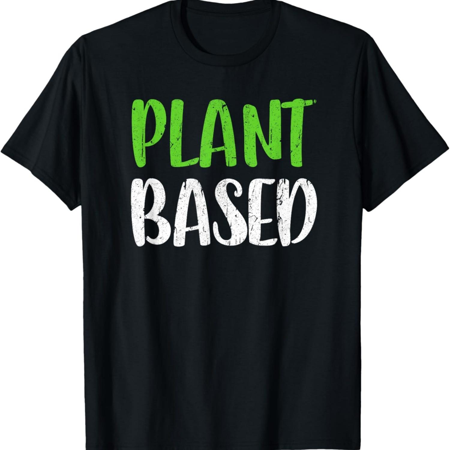 Plant Based T-Shirt Vegetarian Shirt T-Shirt S