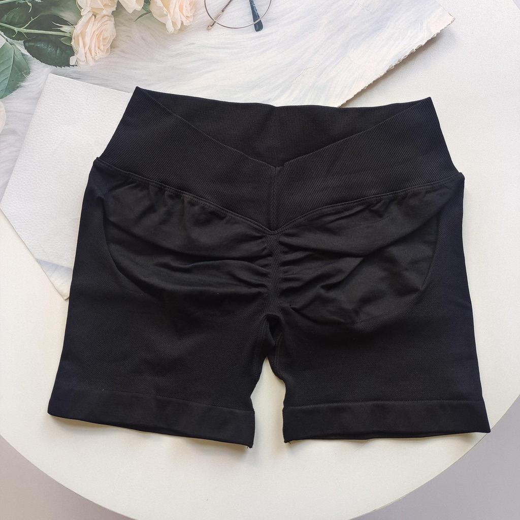 European & American Butt-Lifting V-Waist Breathable Fitness Yoga Shorts