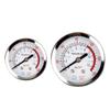 High-performance Air Pressure Gauge Center Back Mount 1/4"/1/8" Connection Size Measuring Range 0-12 BAR 0-180 PSI