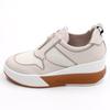 Lanvin en Bleu Platform Sneakers Ivory Size Women's Zip-Up 2867, Combi, 23.5cm