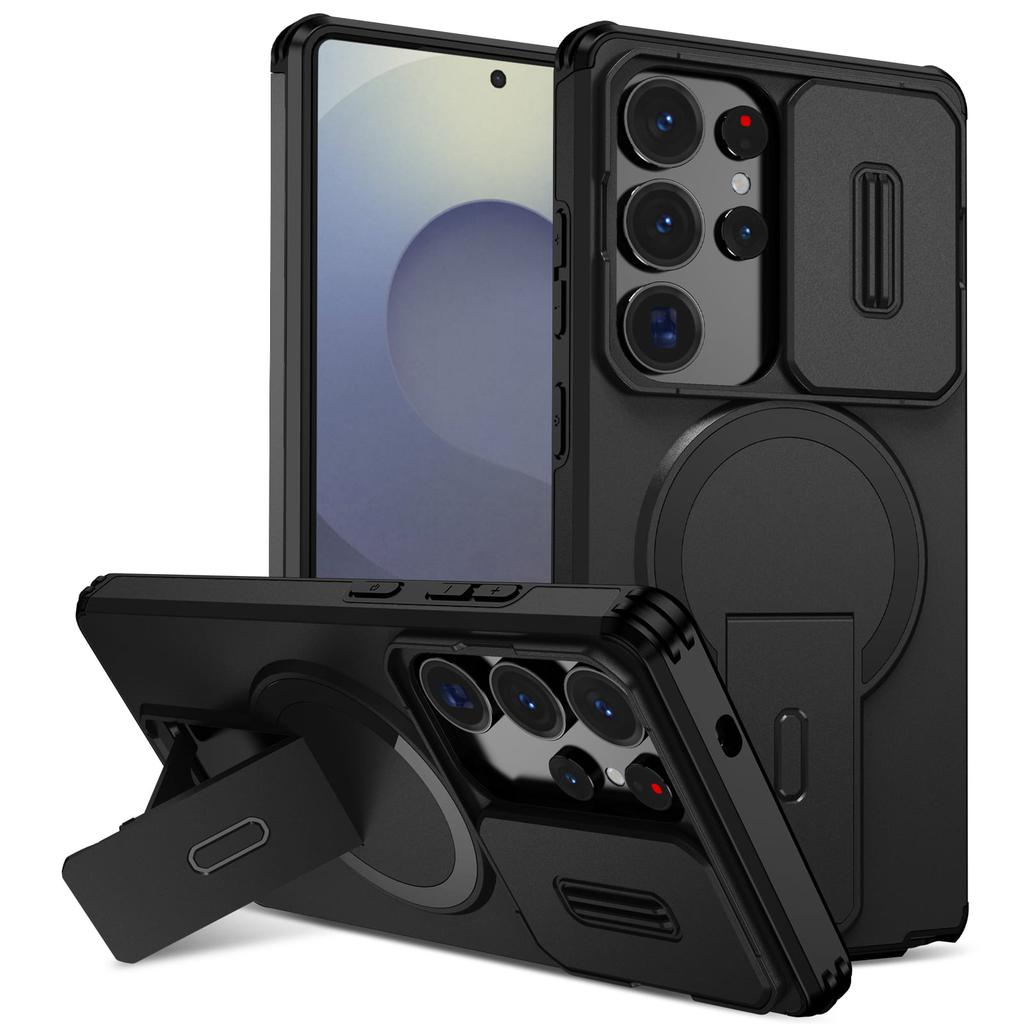 Wefor for Google Pixel 10 Pro XL 9 8 Pro 9A 8A Case with Camera Control Cover and Adjustable Kickstand, Compatible with Magnetic