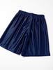 Mizuno Men's Soccer Field Pants, Glossy Fabric, Slim Fit, Game and Practice Wear, Size 14, Dress Navy, P2MB8021, Size L