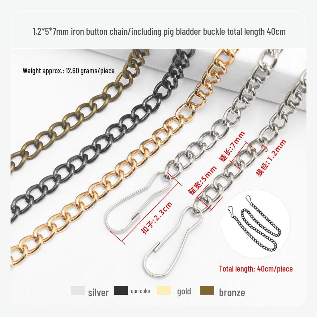 Buckle Twist Chain for DIY Jewelry & Hanging Signs