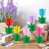 6Pcs Unfinished Wood Tulip Shapes, DIY Paintable Craft Kit for Spring , Home Table Decor & Mother's Day  Project
