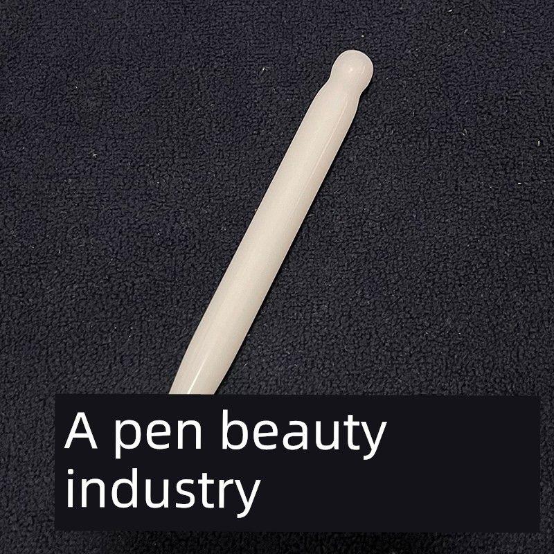 

Fish-Shaped Fish-Shaped Shaving Board for Facial Fishtail Scrapping Plate Jade Suit Facial Muscle-Poking Stick Eye Beauty Salon Fine White Jade [Acupuncture Pen] 1 Piece