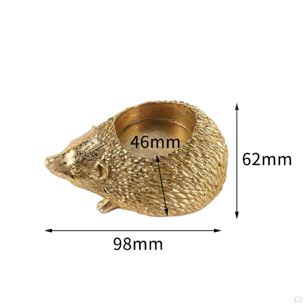Świecznik Jeż Świecznik Ozdoba Kreatywny stojak Świece stołowe na wesele