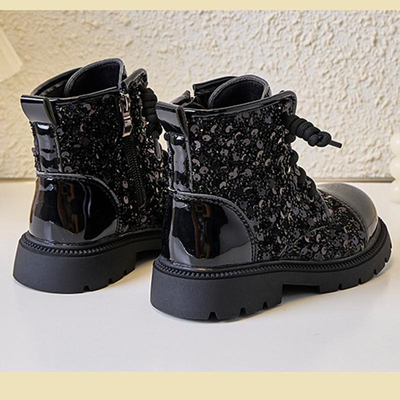 Children Short Boots for Girls Autumn Winter New Fashion Korean Style Soft Bottom Comfortable Casual Imitation Leather Shoe