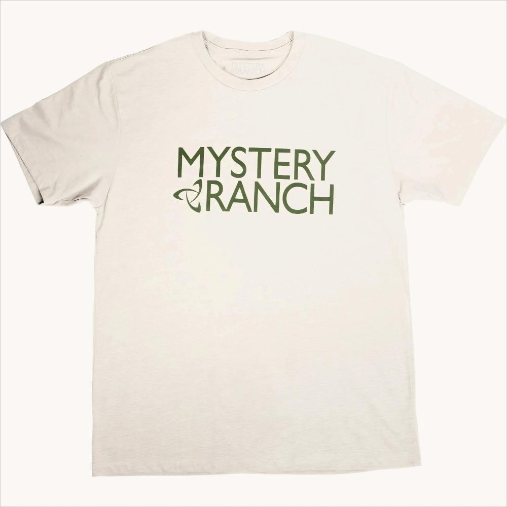 

2025 Новая футболка с хлопковым узором и логотипом Mysterious Ranch, футболка для активного отдыха и походов, тяжелая, свободная и удобная мужская одежда XXXL