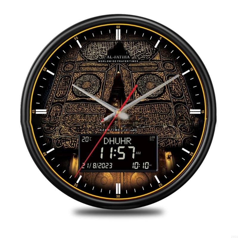 

Modern Wall Clock 33cm Large Screen Round Clock With Roman Numerals Display For Living Room Bedroom Office Dropshipping