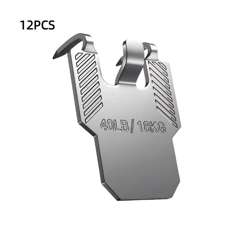 8/10/12/15/20/40Pcs Room Office Decor Tool Claw Drywall Picture Hanger Wall Hooks For Hanging Picture Mirror Photo Poster Kit