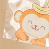 10PCS Storage Bag Transparent Zippered Storage Bag with Writing Label Area Moisture Resistant Organization Bag for Home Travel Packing