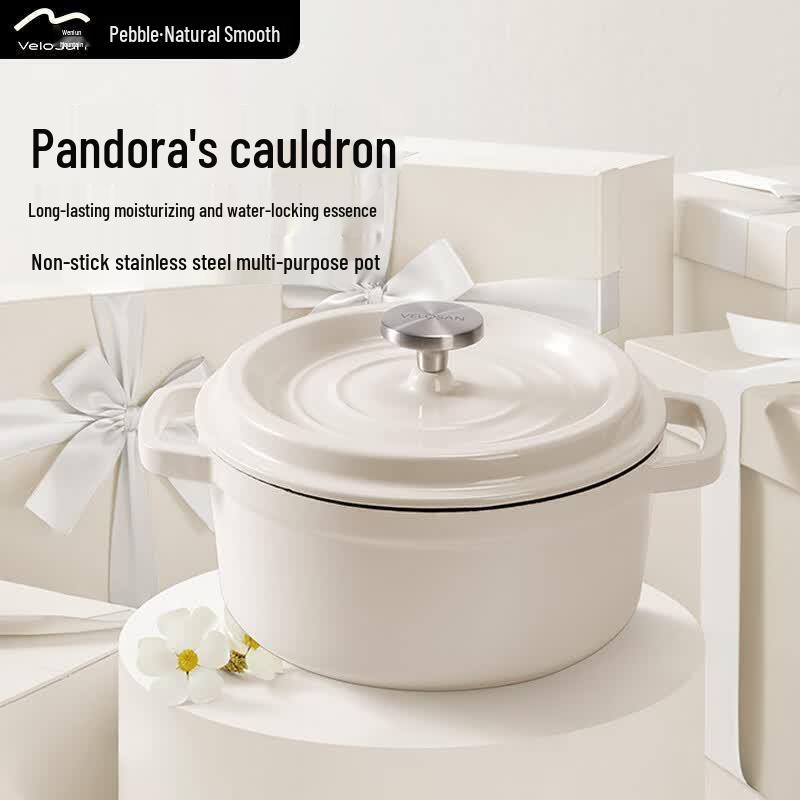Velosan Pandora Cast Iron Enamel Stew Pot 24cm VE033