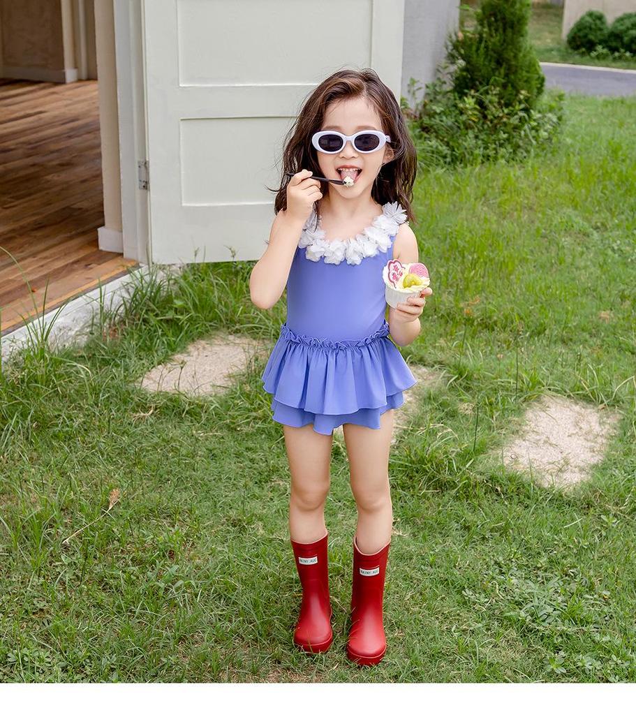 2025 Cute Girls' Swimsuit - Small/Medium, Toddler/Child Swimwear for Hot Springs