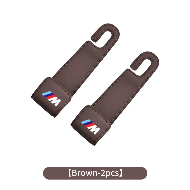 Car Sticker 2025 Hot Hidden Car Back Seat Hook Headrest Suede Accessories For BMW Motorsport X1 X3 X5 E39 E46 E90 F20 E60 F30 E3