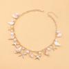 Multifuntional Shell Pendant Necklace Beaded Necklace Fashionable Clavicle Chain Necklace Perfect for Various Occasion
