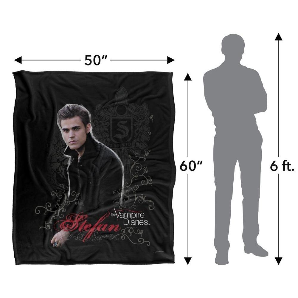 Vampire Diaries Portrait Stefan Blanket