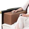 Catherine Sofa Armrest, Armrest Cushion, Firm, Memory Foam, Suitable for Sofas, Cars, and Tables (Brown Synthetic Leather, 20cm X 20cm X 40cm)