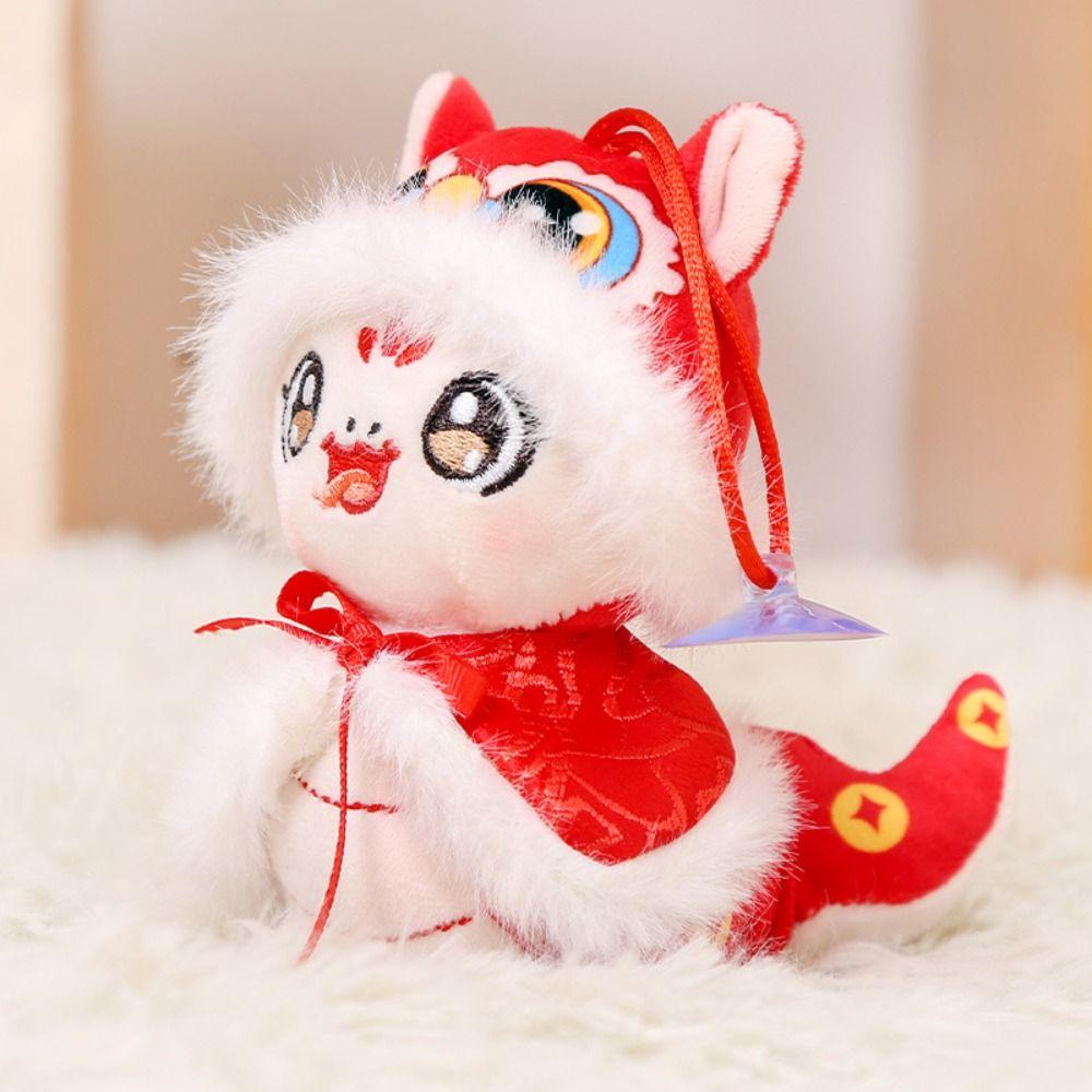 Big Eyes Lucky Snake Plush Doll Funny Snake Year Plush Toy Adorable Stuffed Animal Doll Home Decor