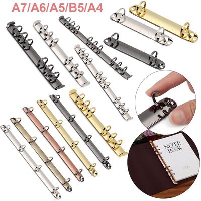 Refillable Accessory Metal Binder Clip Notebook Binding Hoops Loose-leaf File Folder Ring Binder