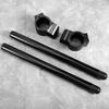 Universal Motorrad Modifikation CNC Lenker Motorrad Separater Lenker 38mm Schwarz