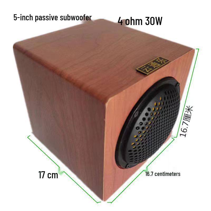 4, 5 & 6.5-Inch Passive Subwoofer for Car, Home, or Bookshelf
