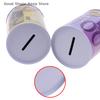 1PC Euro Dollar Money Box Safe Cylinder Piggy Bank Banks For Coins Deposit Boxes Circular tinplate savings jar for storing money